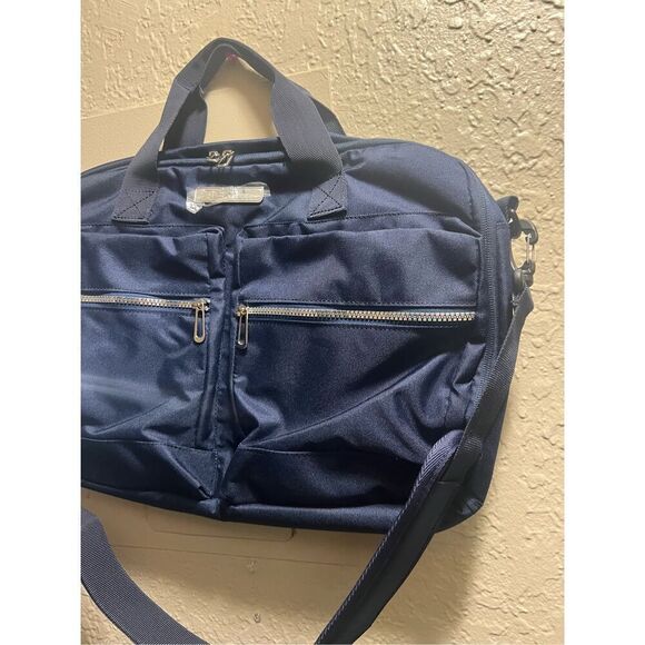 Bella Russo 17” Navy Laptop Bag NEW NO TAGS - Picture 2 of 15